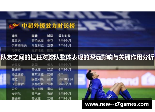 队友之间的信任对球队整体表现的深远影响与关键作用分析